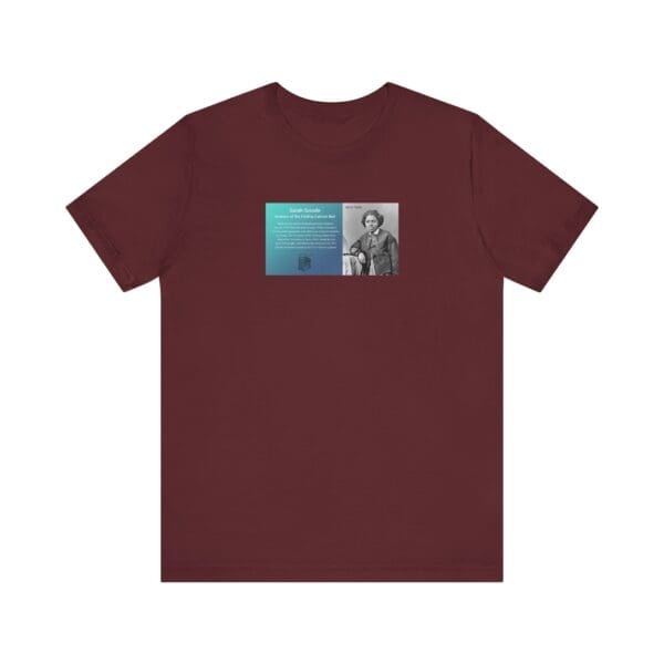 Unisex Jersey Short Sleeve Tee  "Sarah E. Goode: The Mind That Transformed Space" - Image 49