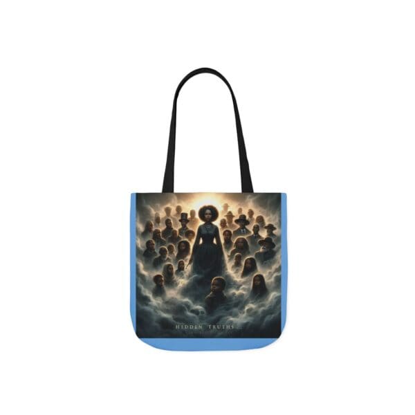 Tote Bag (AOP) "Echoes in the Mist. Strength in Hand. - Image 5