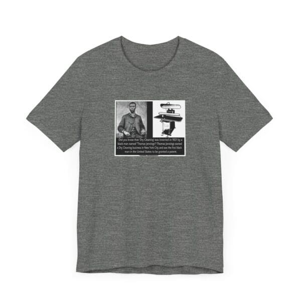 Unisex Jersey Short Sleeve Tee "Thomas L. Jennings: First Black Patent Holder, Forever a Trailblazer" - Image 11