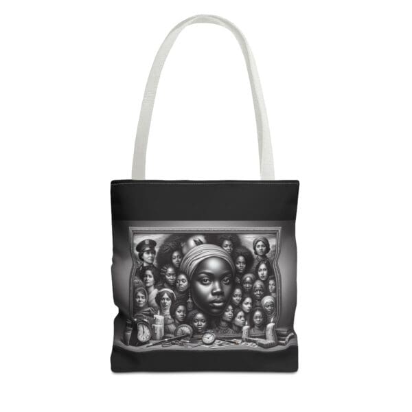 Tote Bag (AOP) “One Woman’s Strength. Generations Stand Behind Her.” - Image 13