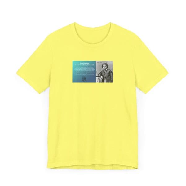 Unisex Jersey Short Sleeve Tee  "Sarah E. Goode: The Mind That Transformed Space" - Image 27