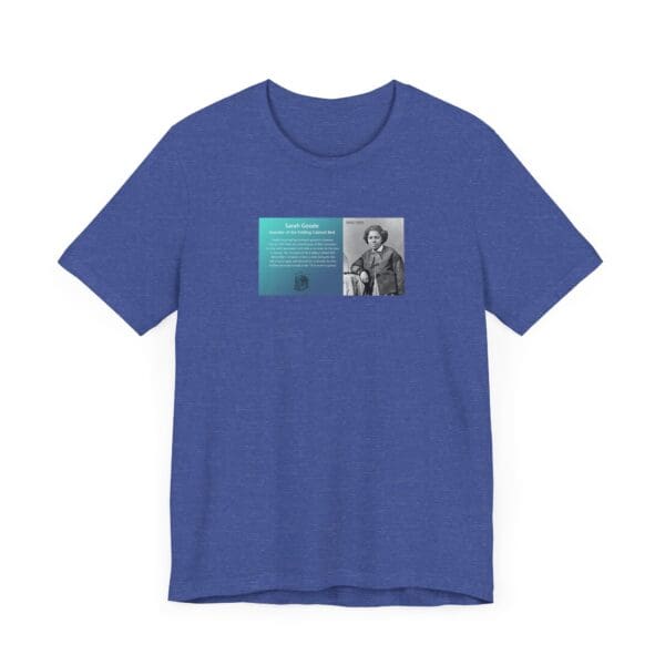 Unisex Jersey Short Sleeve Tee  "Sarah E. Goode: The Mind That Transformed Space" - Image 43