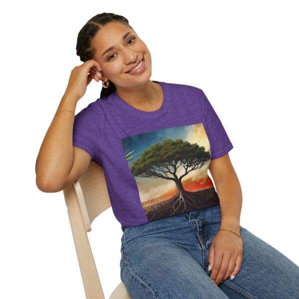 Unisex Softstyle T-Shirt with Inspirational Tree Design - Nature Lover Gift - Image 67