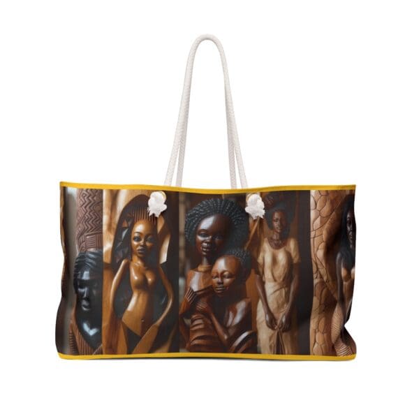 Artistic Weekender Bag - Handcrafted African-Inspired Design | Perfect for Travel & Gifts"Carry Stories. Travel in Style."