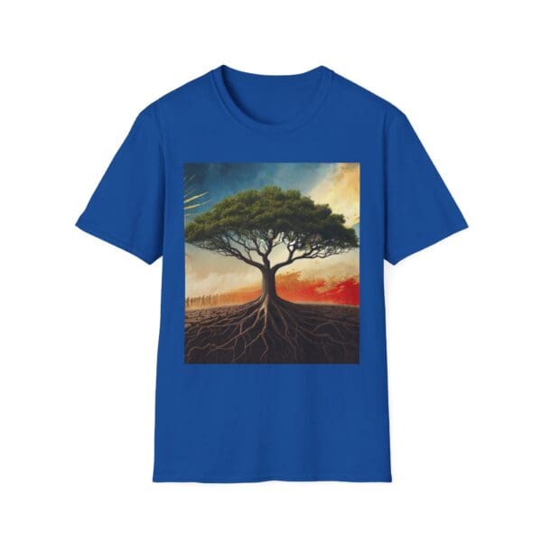 Unisex Softstyle T-Shirt with Inspirational Tree Design - Nature Lover Gift - Image 54