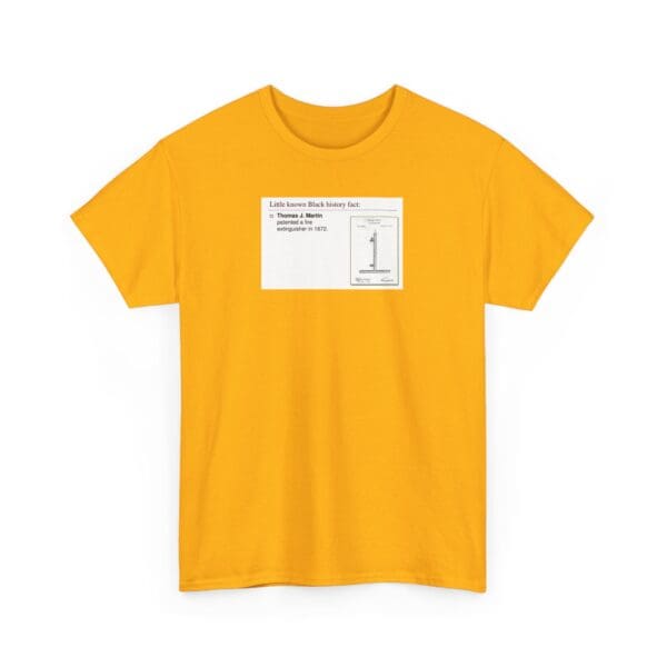 Unisex Heavy Cotton Tee "Fire Safety Revolutionized—Thomas J. Martin’s Legacy Burns Bright." - Image 15