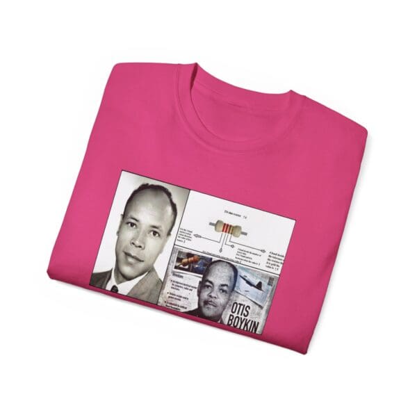 Unisex Ultra Cotton Tee "Otis Boykin: The Genius Behind Modern Electronics" - Image 52