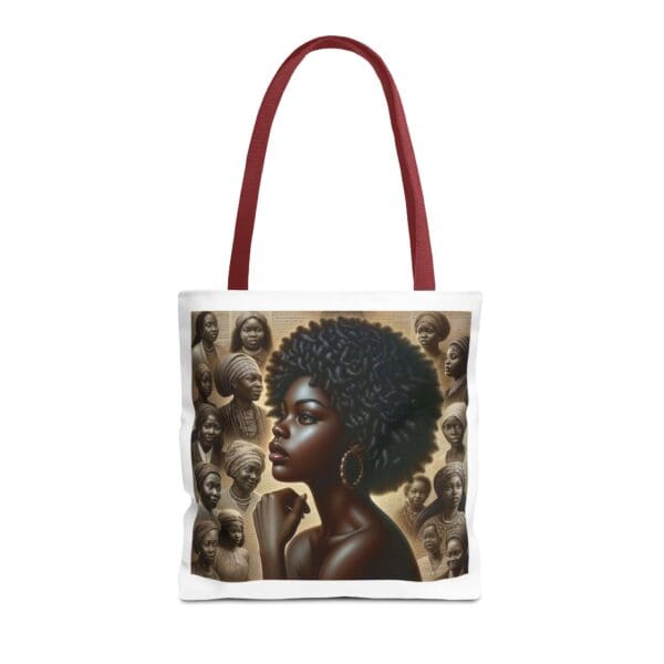 Tote Bag (AOP) "A gaze unbroken. A legacy unshaken." - Image 17