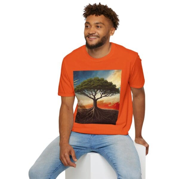 Unisex Softstyle T-Shirt with Inspirational Tree Design - Nature Lover Gift - Image 29