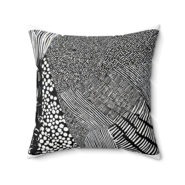 Modern Abstract Throw Pillow - Black & White Décor 🛋️ “Sleek Contrast. Timeless Comfort.” ✨ - Image 11