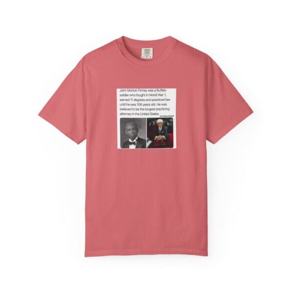 Unisex Garment-Dyed T-shirt "John Morton-Finney: Eleven Degrees, One Unbreakable Spirit." - Image 57