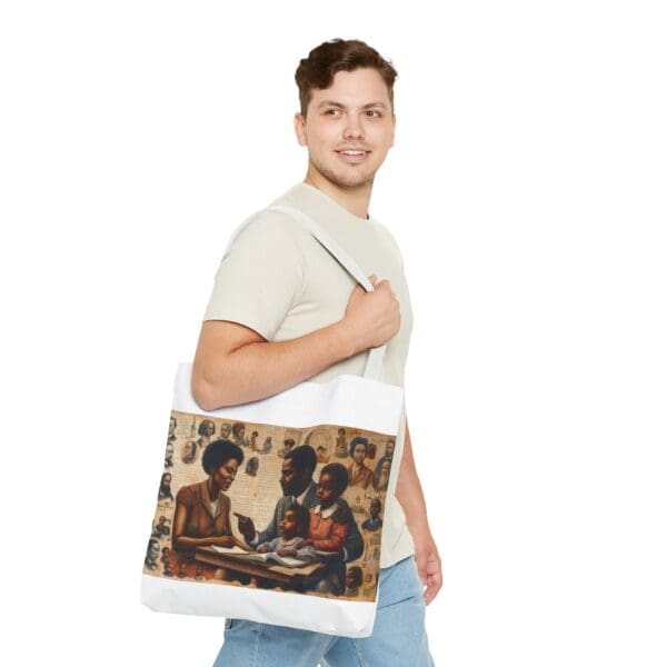 Tote Bag (AOP) Wear the Story. Teach the Truth.” - Image 35