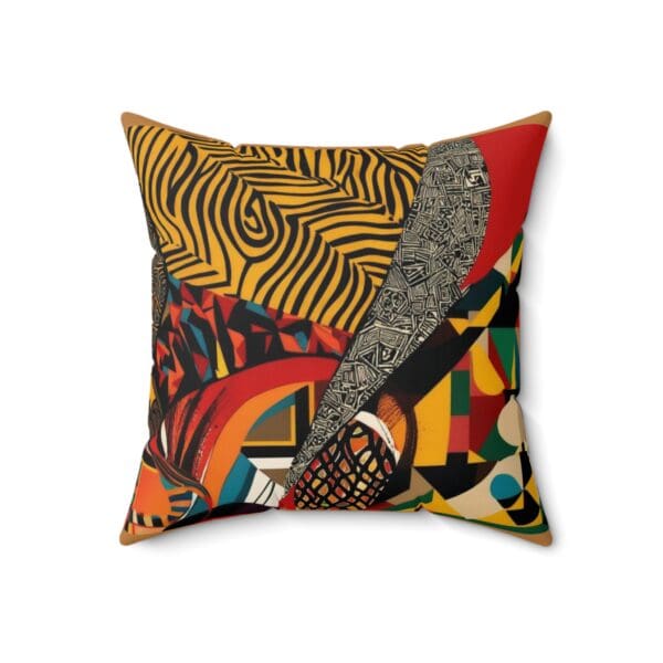 Vibrant Abstract Pillow – Bohemian Home Decor Accent Art for Your Space, Comfort for Your Soul." - Image 7