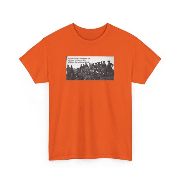Unisex Heavy Cotton Tee "Buffalo Soldiers—The Backbone of the Frontier" - Image 23