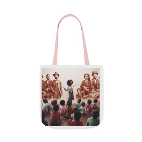 Natural Tote Bag "Pointed toward history, carried into the future." - Image 53