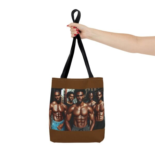Tote Bag (AOP) "Strength in stance. Power in legacy." - Image 4
