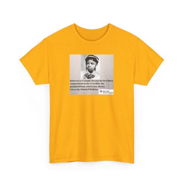 Unisex Heavy Cotton Tee "Rebecca Lee Crumpler: First Black Woman Doctor, Forever a Trailblazer." - Image 19