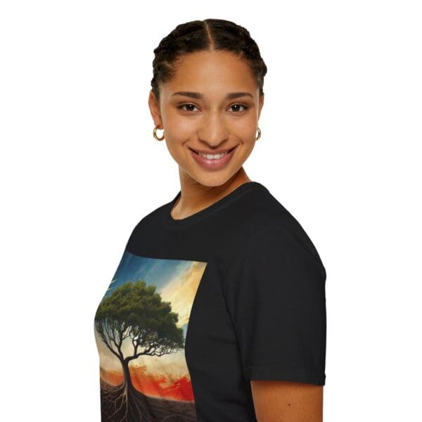 Unisex Softstyle T-Shirt with Inspirational Tree Design - Nature Lover Gift - Image 13