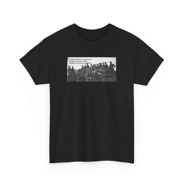 Unisex Heavy Cotton Tee "Buffalo Soldiers—The Backbone of the Frontier" - Image 7