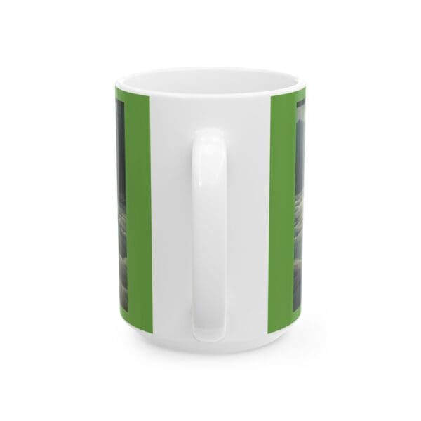 Ceramic Mug, (11oz, 15oz) "The Rapids May Roar, But We Row Forward" - Image 6
