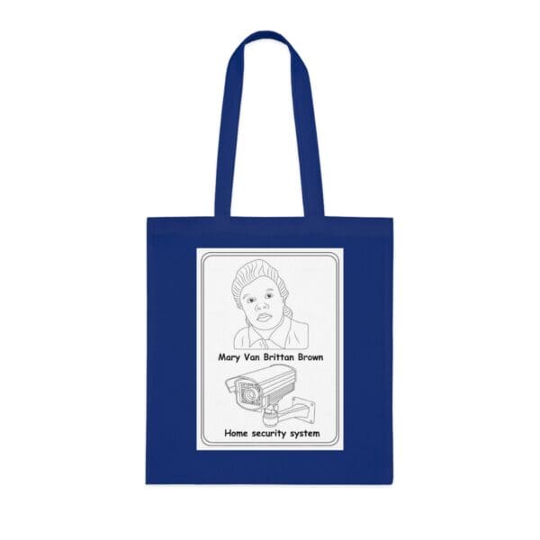Cotton Canvas Tote Bag "Invent the Future – Wear the Legacy of Marie Van Brittan Brown" - Image 13