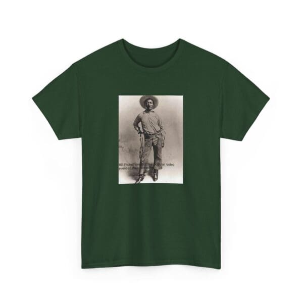 Unisex Heavy Cotton Tee "Bill Pickett: The Bulldogging Legend Lives On." - Image 31