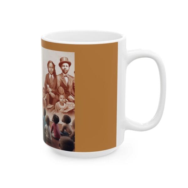 Ceramic Mug, (11oz, 15oz) "Pour Knowledge. Sip History." - Image 8
