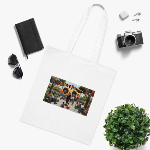 Organic Canvas Tote Bag "Where the Park Meets History: Play, Learn, Empower - Image 3