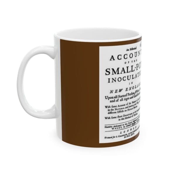 Ceramic Mug, (11oz, 15oz) Onesimus—The Man Who Taught Immunity" - Image 3