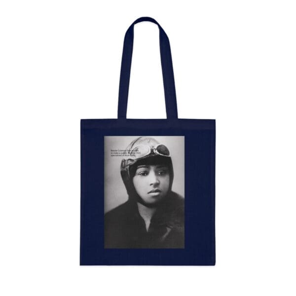 Cotton Canvas Tote Bag "Soar Boldly – Carry the Legacy of Bessie Coleman" - Image 16