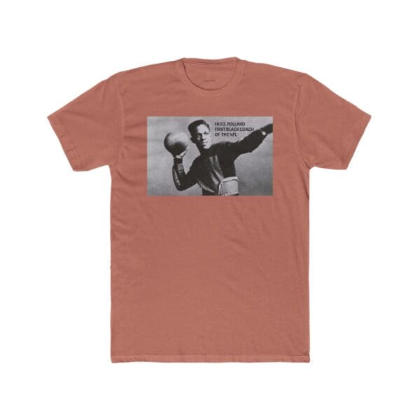Unisex Cotton Crew Tee "Fritz Pollard: The First Black NFL Coach & Trailblazer" - Image 7