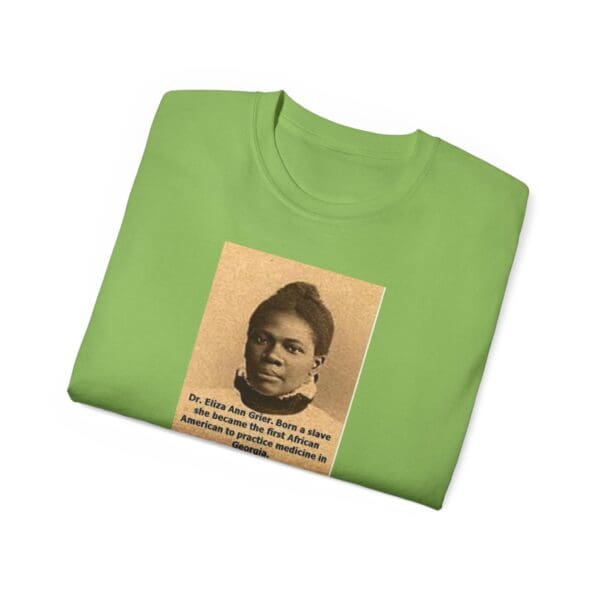 Unisex Ultra Cotton Tee "Dr. Eliza Ann Grier: From Cotton Fields to Medical Excellence." - Image 24