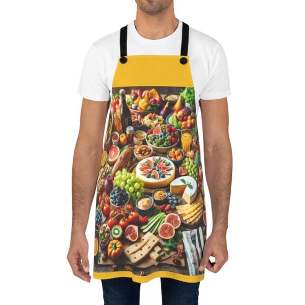 Apron (AOP) "Cooking with Color, Serving with Culture." - Image 4