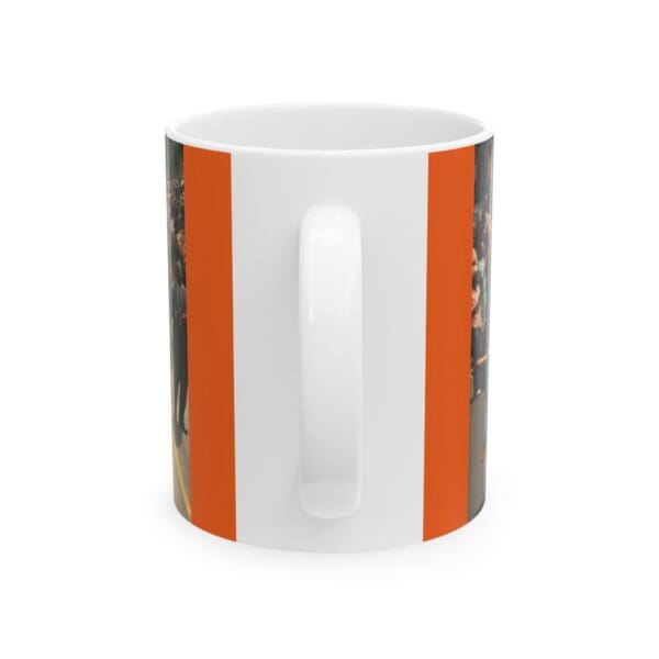 Ceramic Mug, (11oz, 15oz) Drumming for Change, Marching for Truth" - Image 2