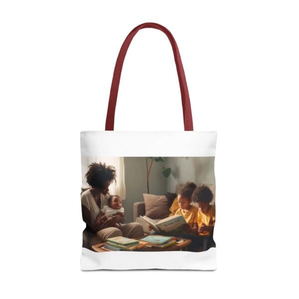 Tote Bag (AOP) “She Holds the Future. They Read the Past.” - Image 21
