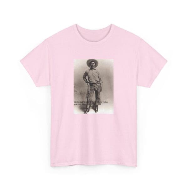 Unisex Heavy Cotton Tee "Bill Pickett: The Bulldogging Legend Lives On." - Image 43