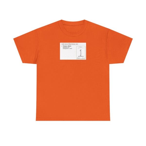 Unisex Heavy Cotton Tee "Fire Safety Revolutionized—Thomas J. Martin’s Legacy Burns Bright." - Image 17