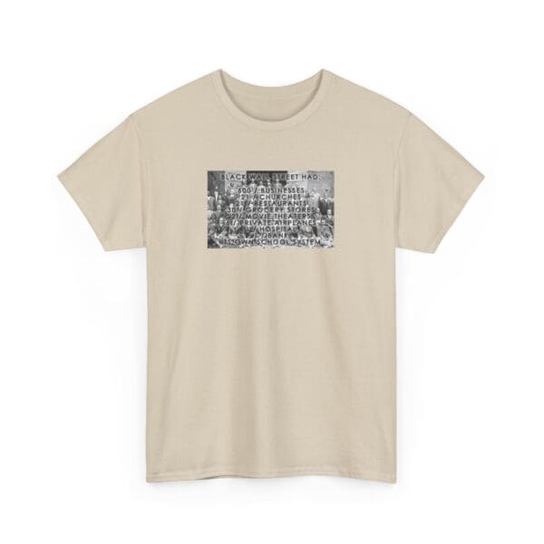 Unisex Heavy Cotton Tee "Black Wall Street: Built on Strength, Burned in Hate, Rising Again." - Image 15