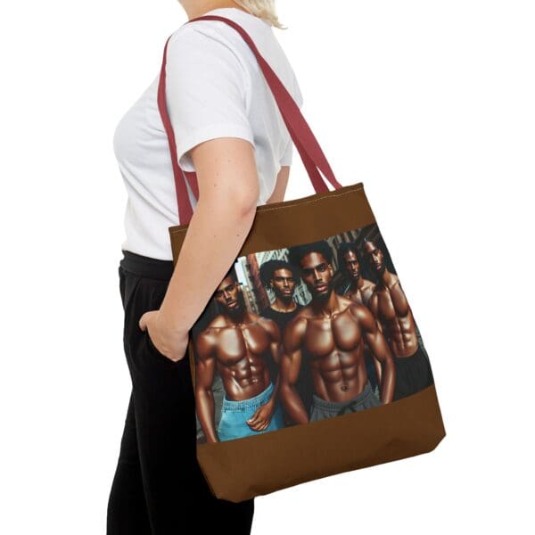 Tote Bag (AOP) "Strength in stance. Power in legacy." - Image 24