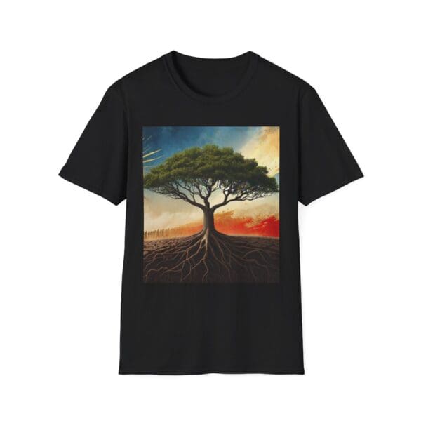 Unisex Softstyle T-Shirt with Inspirational Tree Design - Nature Lover Gift - Image 9
