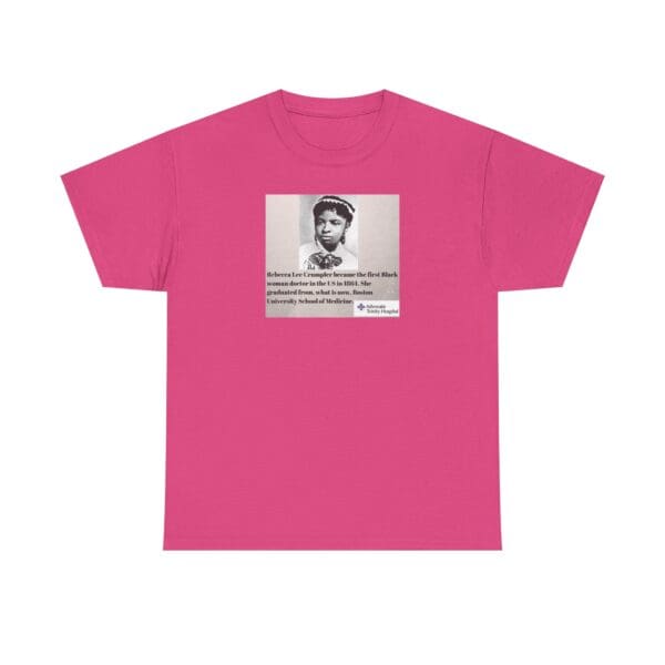 Unisex Heavy Cotton Tee "Rebecca Lee Crumpler: First Black Woman Doctor, Forever a Trailblazer." - Image 45