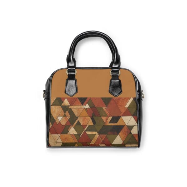Trendy Geometric Shoulder Handbag - Stylish Everyday Tote Bag for Fashion Lovers "Carry Art. Carry Confidence."