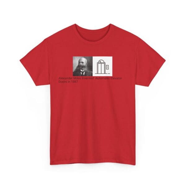 Unisex Heavy Cotton Tee "Alexander Miles: Elevating Innovation, One Step at a Time." - Image 58