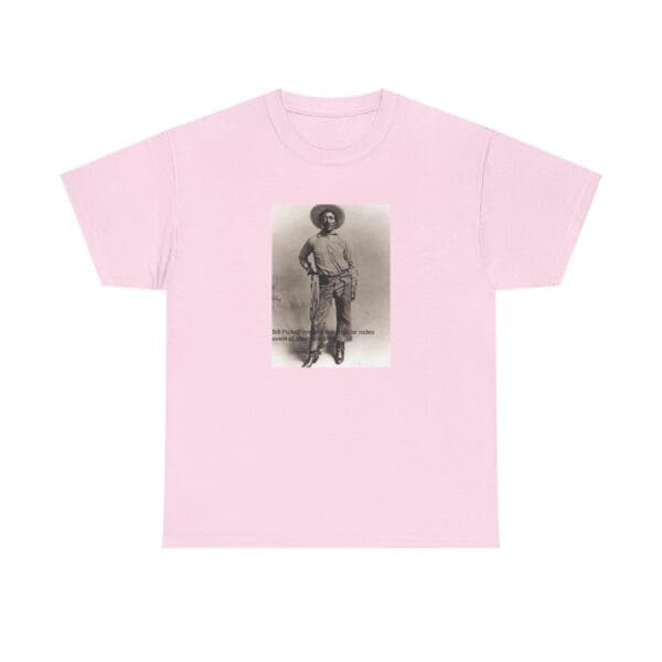 Unisex Heavy Cotton Tee "Bill Pickett: The Bulldogging Legend Lives On." - Image 41
