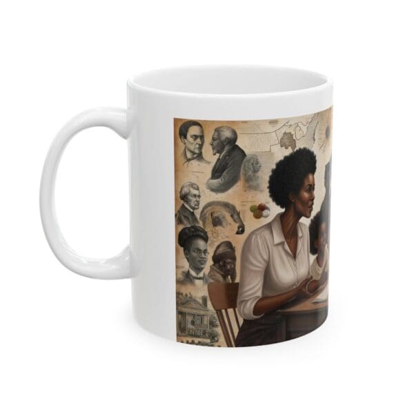 Ceramic Mug, (11oz, 15oz) "Knowledge Passed Down, Legacy Lifted Up" - Image 3