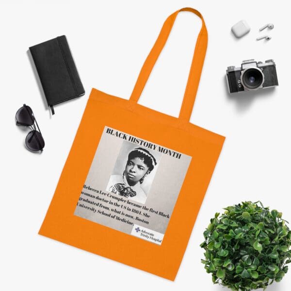 Cotton Canvas Tote Bag "Heal History – Carry Rebecca Lee Crumpler’s Legacy" - Image 9