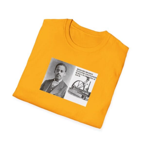 Unisex Softstyle T-Shirt "Benjamin Bradley: Steam Power, Genius, and Resilience." - Image 16