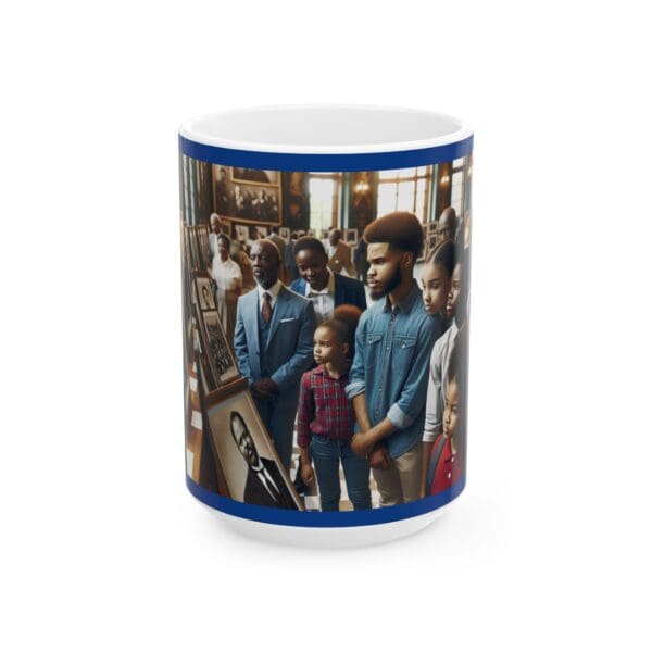 Ceramic Mug, (11oz, 15oz) "Black History: Seen, Learned, Remembered." - Image 5