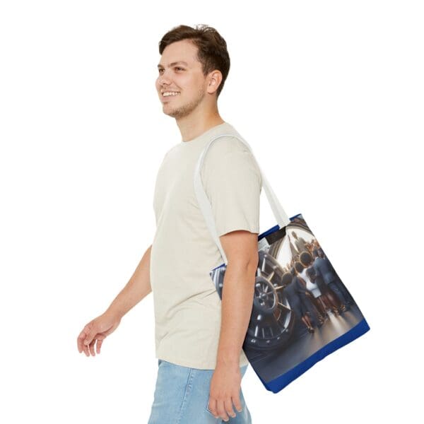 Tote Bag (AOP) "The vault opens. The stories remain." - Image 31