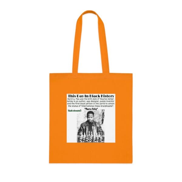 Cotton Canvas Tote Bag "Master Your Move – Carry Grandmaster Ashley’s Legacy" - Image 7